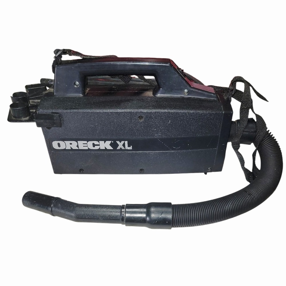 Oreck XL‎ Compact Canister Vacuum Portable Handheld w/ Hose Strap Tested